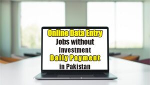 Data Entry Job In Pakistan 2024